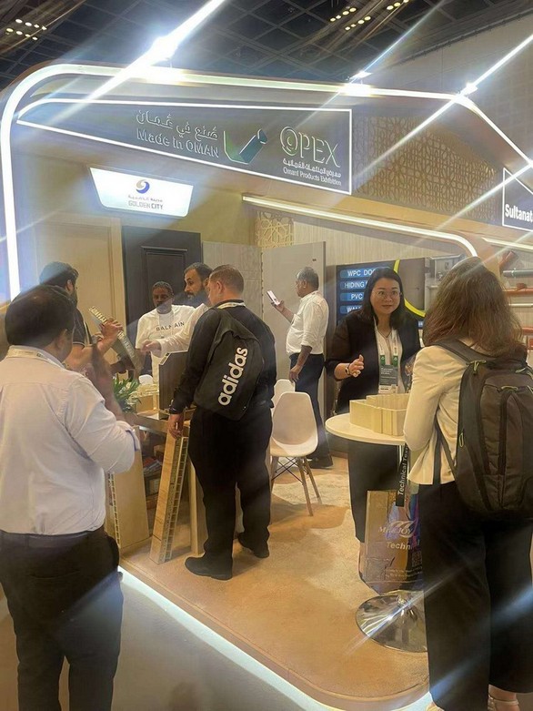 Golden City Doors OPEX Oman products exhibition booth / مشاركة المدينة الذهبية للأبواب في معرض المنتجات العمانية OPEX