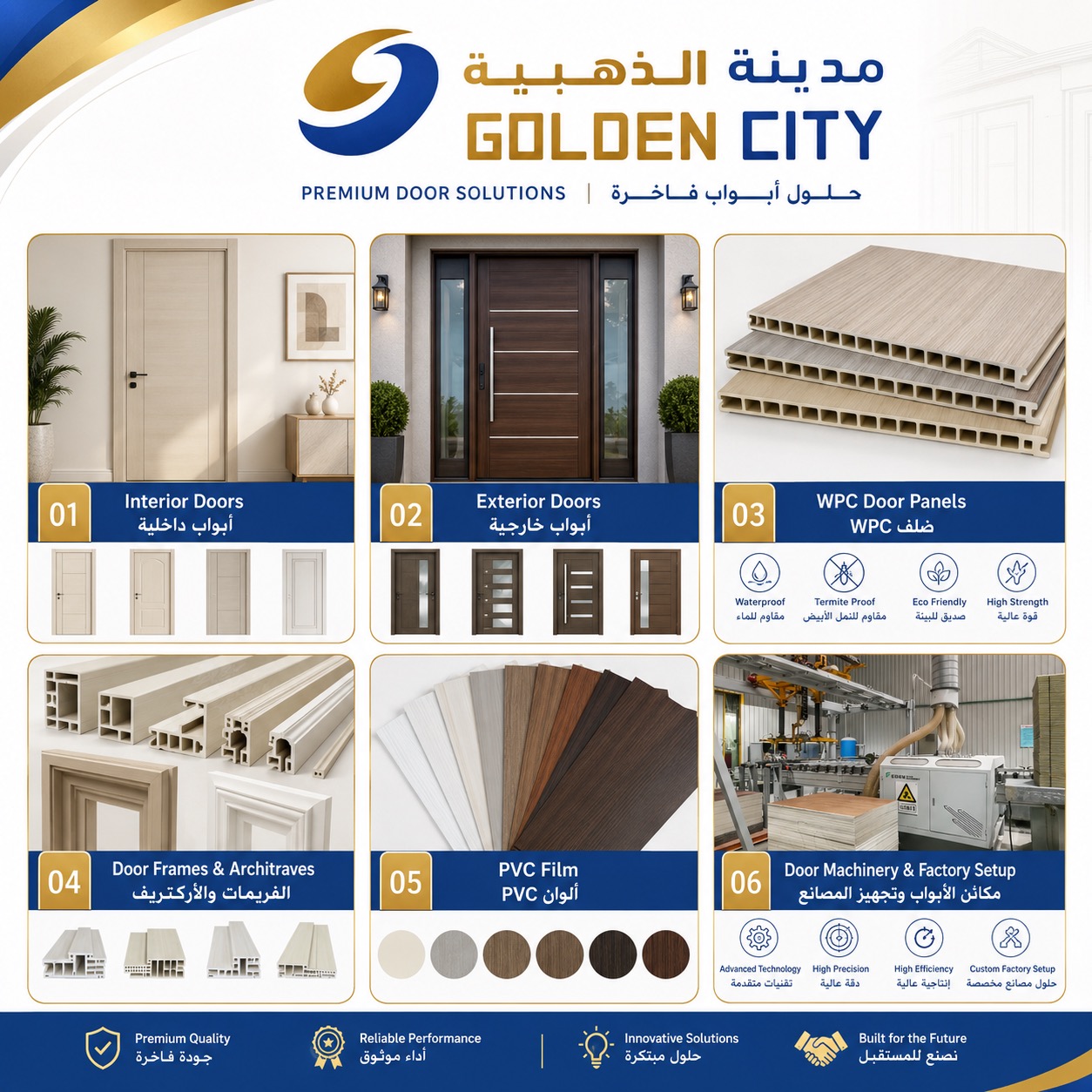Golden City Doors WPC Door Panels product visual